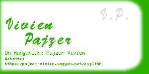 vivien pajzer business card